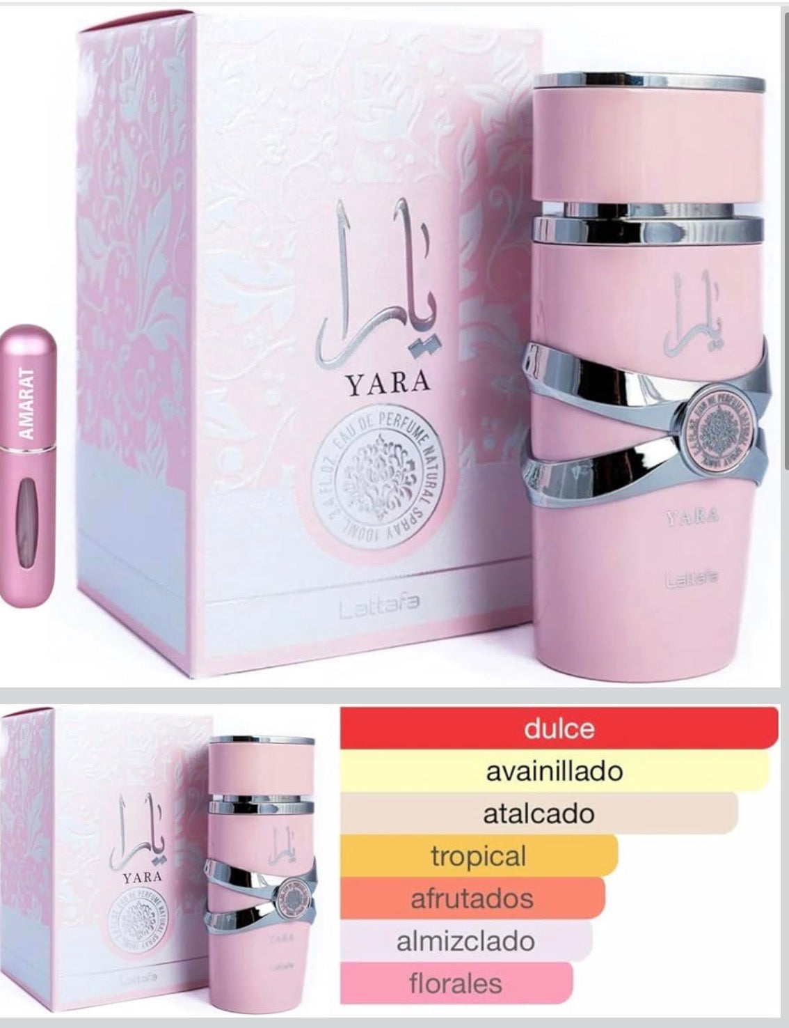 Perfume árabe Yara