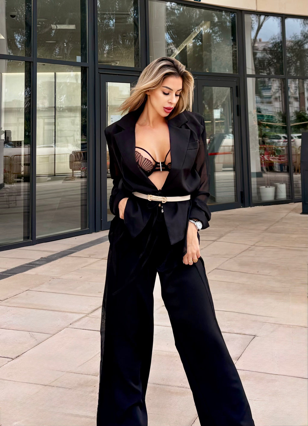 TRAJE BLAZER Y PANTALON FASHION