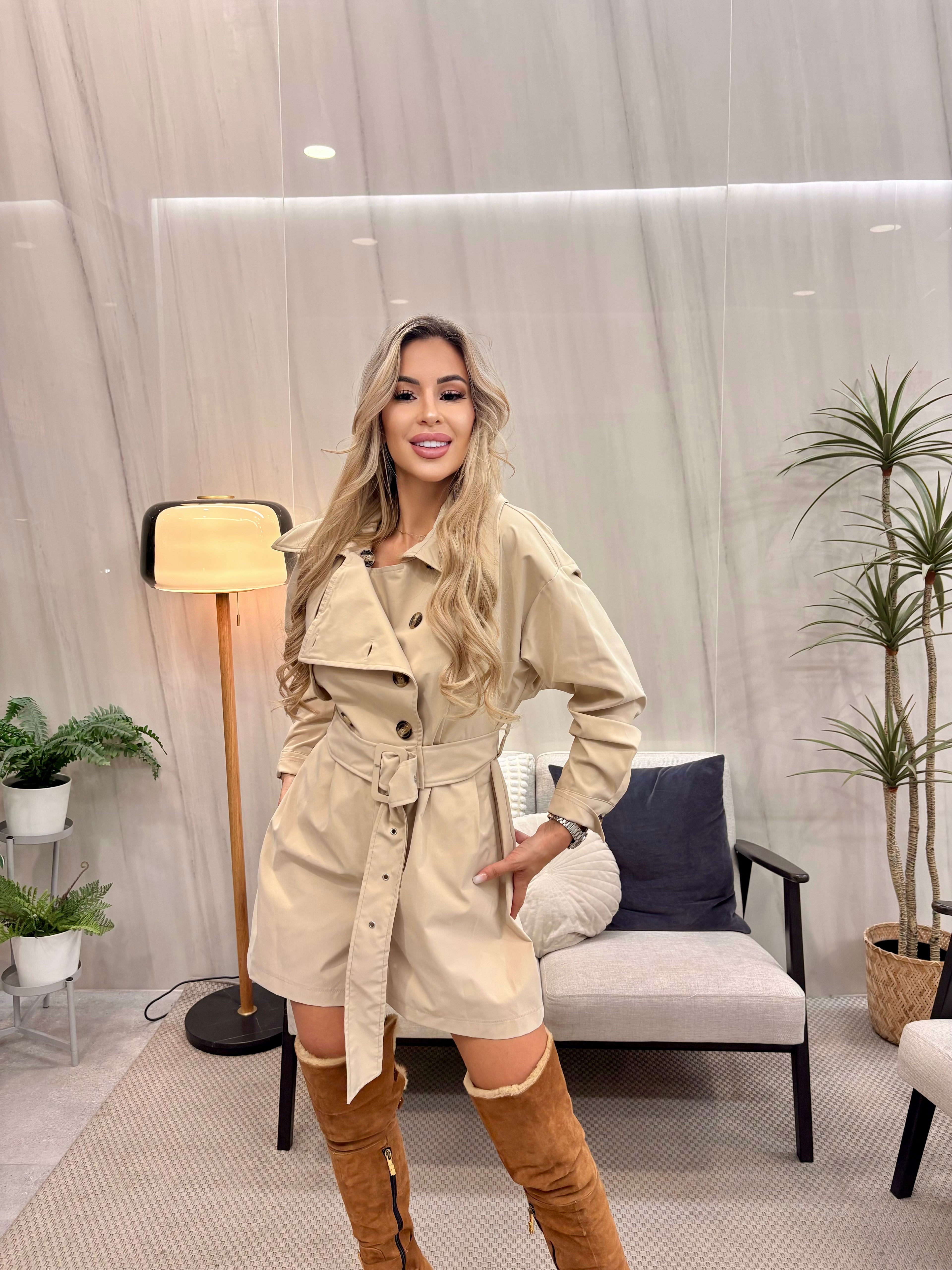 Gabardina Divina Trench